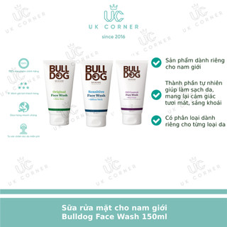 Sữa rửa mặt dành cho nam giới Bulldog Face Wash 150ml