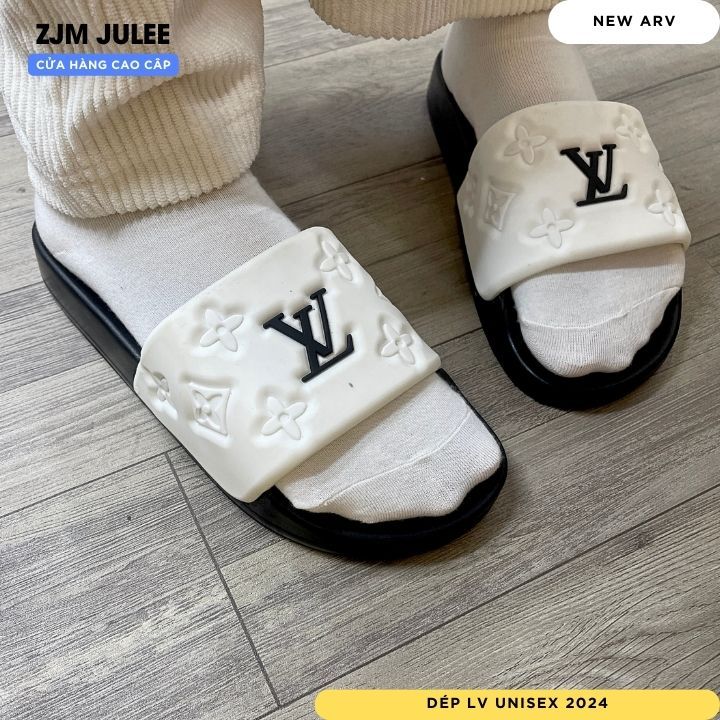 Dép nữ quai ngang nam nữ 2024 bản dày xịn trẻ trung cá tính