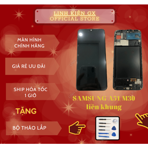Màn hình thay thế ss A51 / A515 liền khung phôi lớn OLED (2IC) màn hình cảm ứng tương thích samsung 