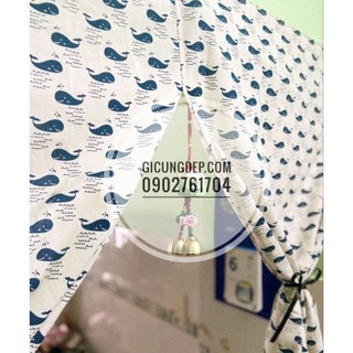 RÈM DÁN 2 MẢNH, VẢI CANVAS
