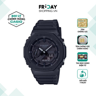 Đồng hồ casio g-shock nam ga-2100-1a1dr thể thao dây cao su chính hãng