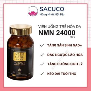 Viên uống NMN 24000 15000 Tochukasou Nhật Bản hộp 90 viên