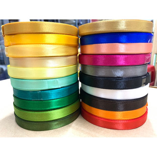 1 cuộn Ruban satin loại tốt rộng 1cm, dài22m- Ruy băng loại Tốt 1cm