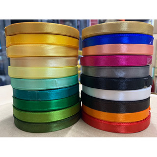1 cuộn Ruban satin loại tốt rộng 1cm, dài22m- Ruy băng loại Tốt 1cm