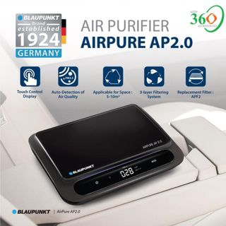 Máy lọc không khí ô tô cao cấp của Đức lọc không khí, khử mùi, diệt khuẩn, 3 vị trí lắp đặt, Blaupunkt AP 2.0