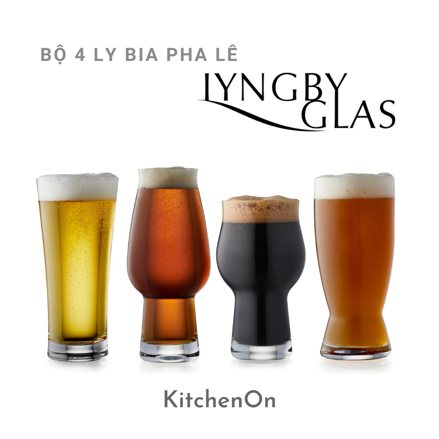 Bộ ly pha lê 4 cái Lyngby Glass