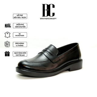 Giày lười nam, giày loafer phong cách hiện đại, thời trang - loafer black bull - brc022401
