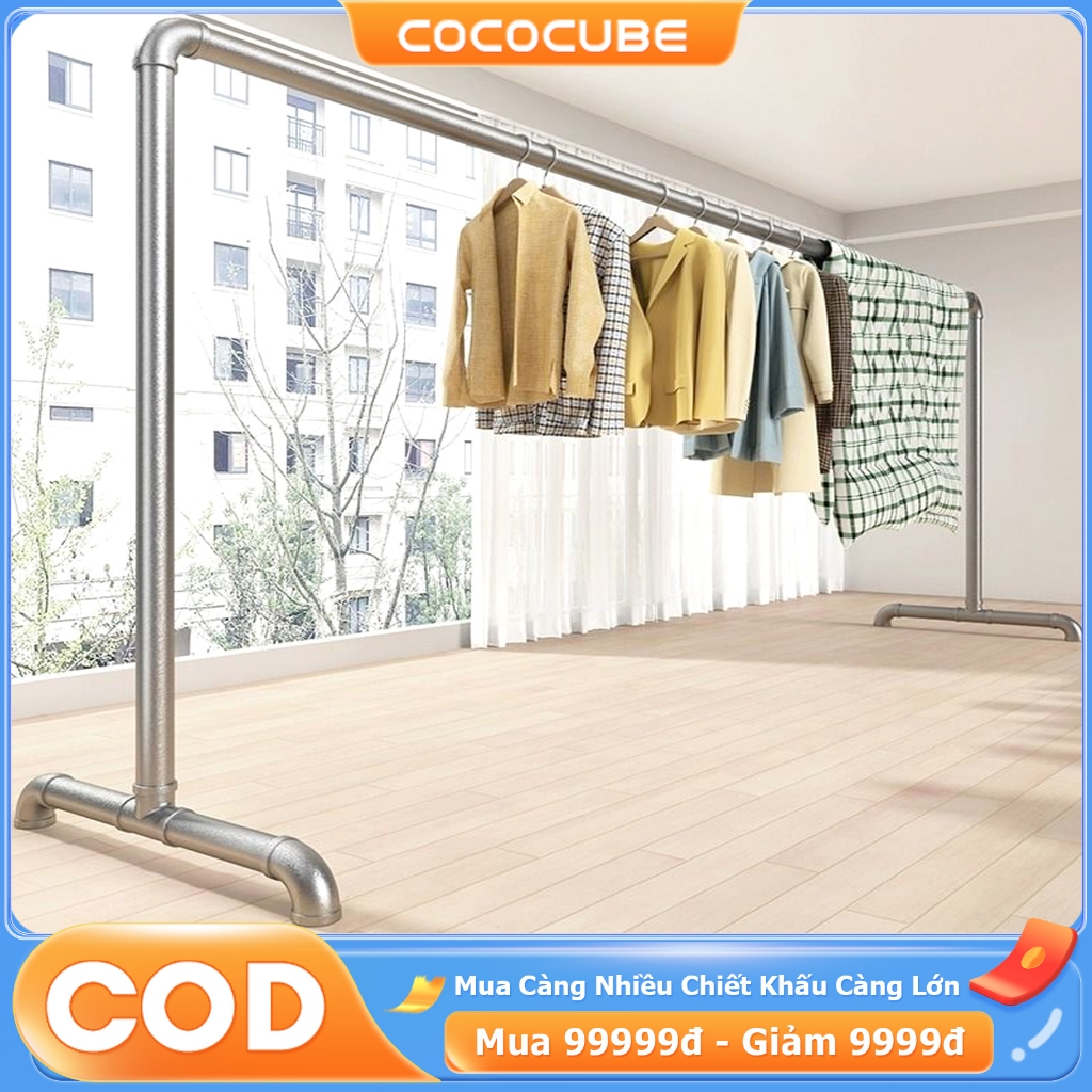 COCO Giá phơi quần áo inox giá phơi quần áo đơn cực và nhiều cực dễ lắp ráp giá phơi quần áo chống gió không gỉ sét,