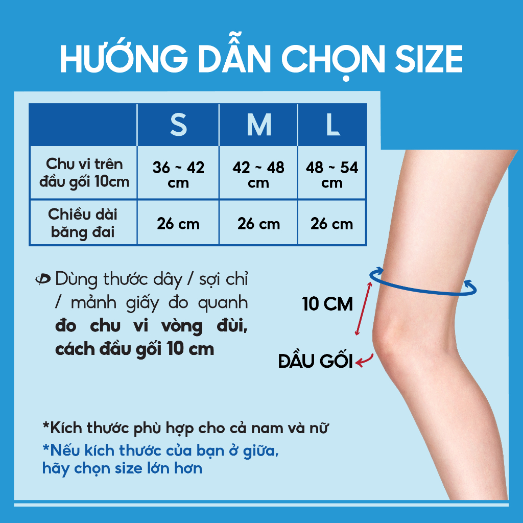 Đai cố định đầu gối loại cứng Phiten knee supporters hard type AP164003/AP164004/AP164005