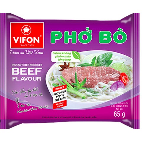 ( Thùng 30 gói ) Phở bò VIFON 65g