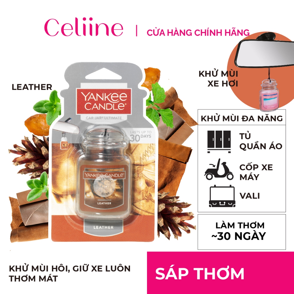 Sáp thơm xe - Leather