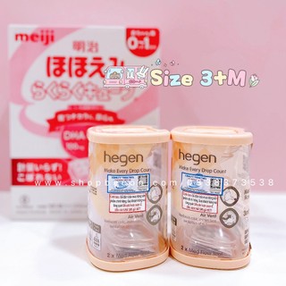 [Siêu Sale] [Ảnh thật] [Chính hãng] Núm ti Hegen size số 0-1-2-3 ( Hộp 2 núm )