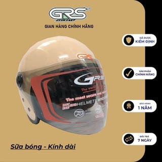 Mũ bảo hiểm 3/4 GRS -368( được lựa màu)