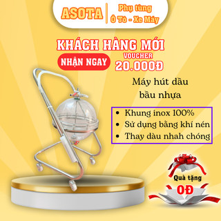 Máy hút dầu bầu nhựa ASOTA , bình chứa 8L hút dầu nhớt, dầu thải ô tô xe máy