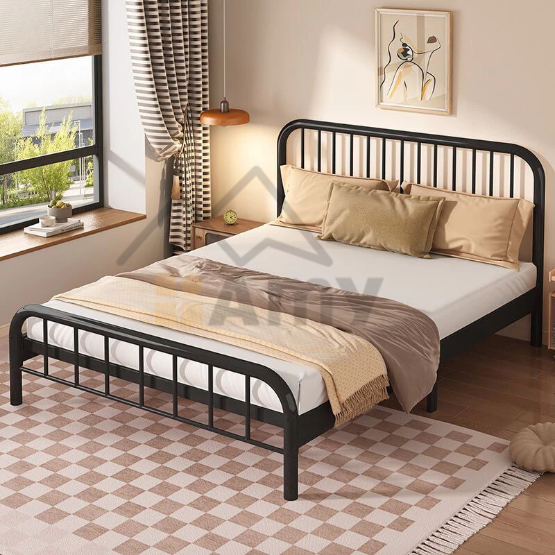 HEINO Giường Sắt Với Thanh Đỡ Bằng Thép lắp ráp sơn tĩnh điện,nhiều kích thước lựa chọn Bảo hành 2 năm | BigBuy360 - bigbuy360.vn