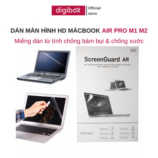 Miếng Dán Màn Hình HD Cho MacBook Air, Pro M1, M2 – Đầy Đủ Loại, Có Hộp – Tặng Giấy Lau Màn