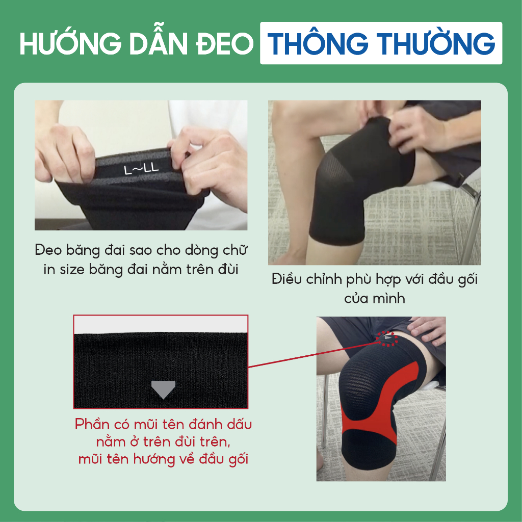 Đai bảo vệ đầu gối loại mềm Phiten knee supporters soft type AP253014/AP253016/AP217014/AP217016