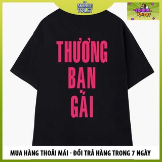 Áo thương bạn gái 🎁 FREESHIP 🎁 áo thun thương bạn gái , áo thương bạn trai tay lửng form rộng