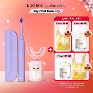 Combo mẹ và bé - bàn chải đánh răng điện cho bé và bàn chải điện halio