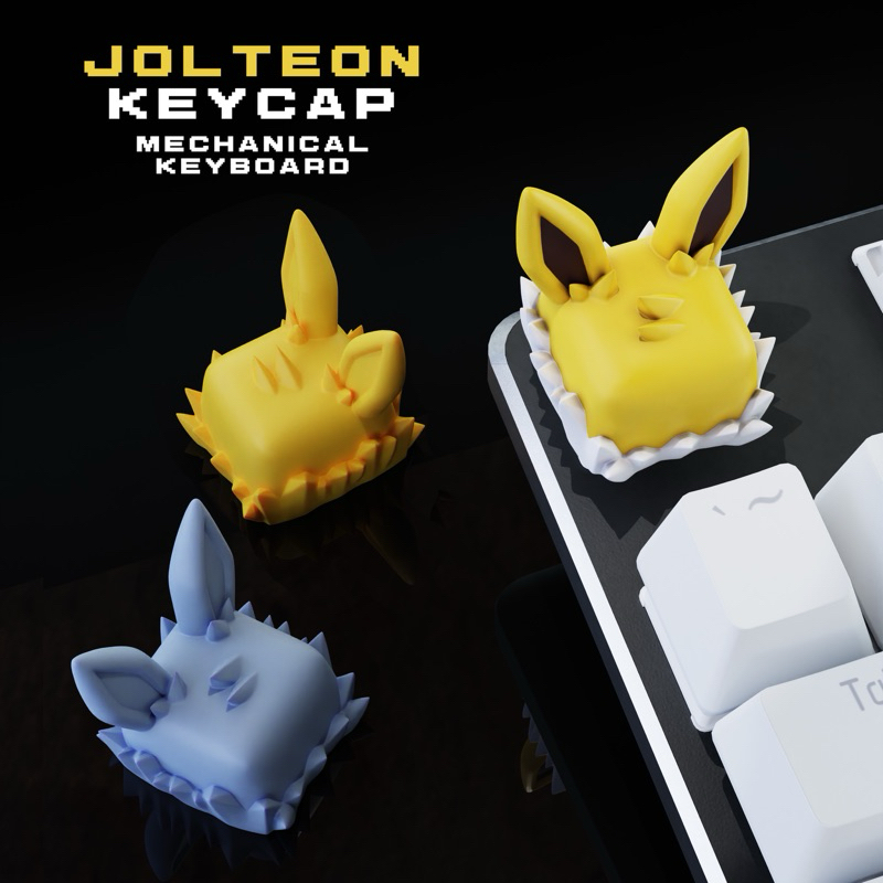 Keycap Jolteon - Pokemon Keycap - Keycap Artisan