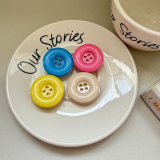 Giá đỡ điện thoại thiết kế hình nút áo màu pastel đáng yêu dễ thương Modleaf Button griptok Hàn Quốc
