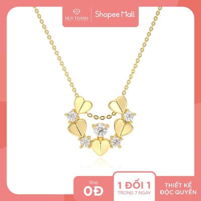 Dây Chuyền Vàng Tây DCMAMD710 Huy Thanh Jewelry