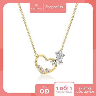 Dây Chuyền Vàng Tây 14k DCMAMD711 Huy Thanh Jewelry