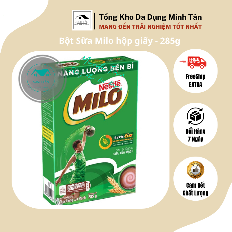 Bột Sữa Milo hộp giấy - 285g