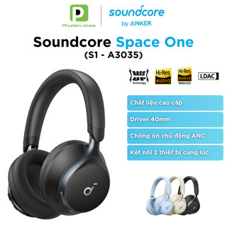 Tai Nghe True Wireless chính hãng Anker Soundcore A3035 Space One Hi-res Audio | Kết nối 2 thiết bị