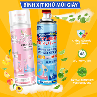 Chai Xịt Khử Mùi Giày Dép NaNo Bạc,Xịt Khử Mùi Hôi Chân Nano 2024 -BA1994