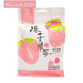 [120k/2 gói]🍓DÂU TÂY sấy lạnh phủ SOCOLA TRẮNG🍓