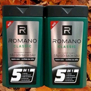 dầu gội Nam Romano classic 5 in 1 180g sạch gàu dưỡng da đầu
