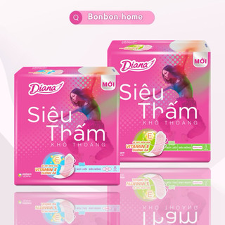 [BVS] Băng vệ sinh Diana SIÊU MỎNG Cánh/ Không Cánh