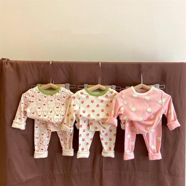 [ Size 130 ] Đồ Ngủ Cho Bé Gái Họa Tiết Chú Lợn Ngộ Nghĩnh - Hogi Kids