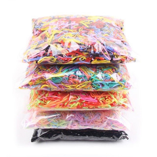 Túi 100g thun cột tóc nhiều màu tuỳ chọn