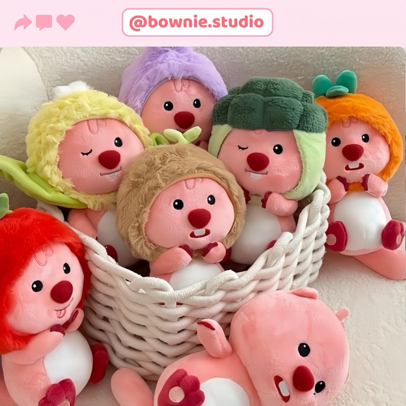 Gấu Bông Loopy Rau Củ Chính Hãng The Green Party