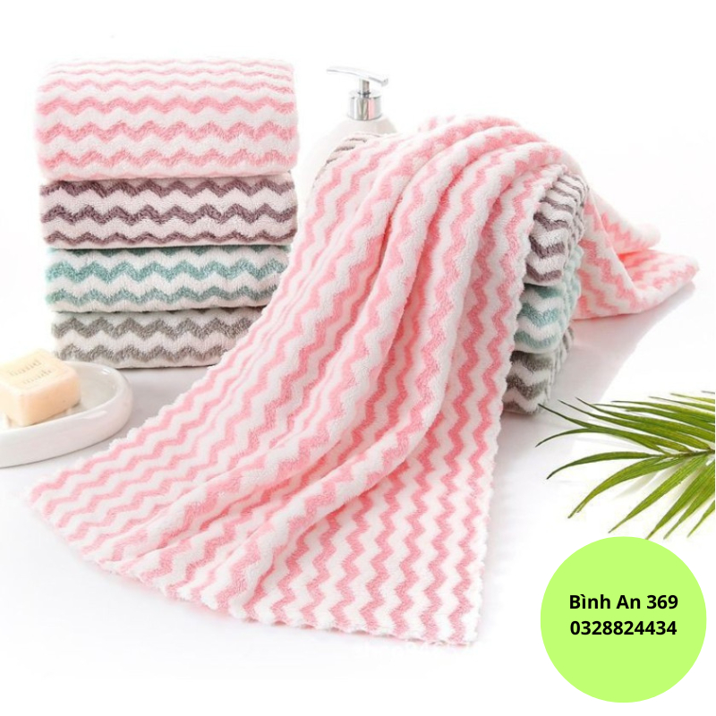 Khăn Mặt Cotton Khăn Mặt Lông Cừu Siêu Mềm 30x50cm -BA94