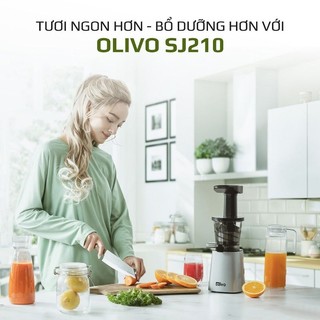 Máy ép chậm Olivo SJ210 - ép kiệt bã 98% - Ép trái cây, hoa quả đa năng