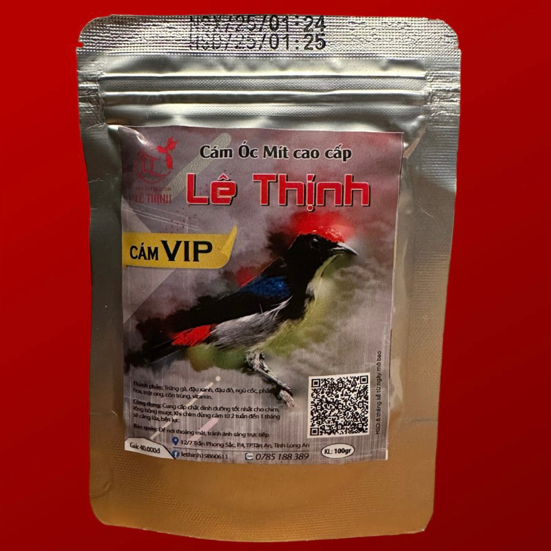 Cám VIP Chim Ốc Mít Lê Thịnh - 100gr ( Cám Vip )