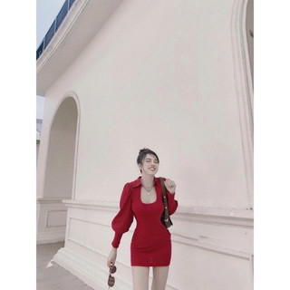 Đầm body xinh co dãn