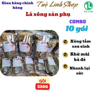 10 túi lá xông sản phụ (250g/1 túi)