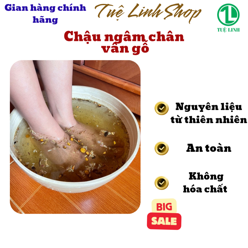 Chậu ngâm chân vân gỗ (tặng 1 gói ngâm chân túi lọc dùng thử)