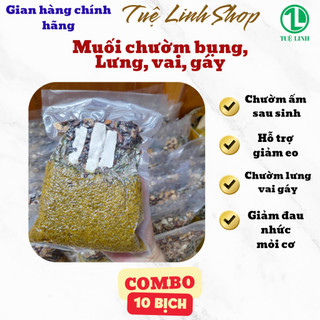 10kg muối thảo dược chườm bụng, lưng, vai gáy