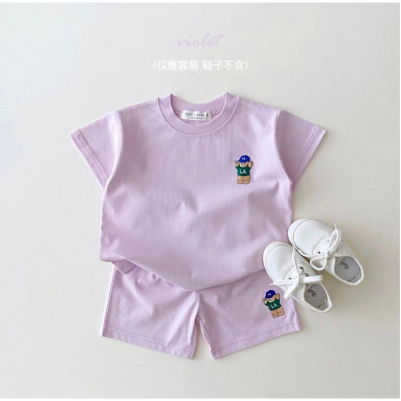 SET THUN CỘC TAY VÀ QUẦN SHORT MÙA HÈ CHO BÉ 6-18kg, thời trang mới nhất 2024