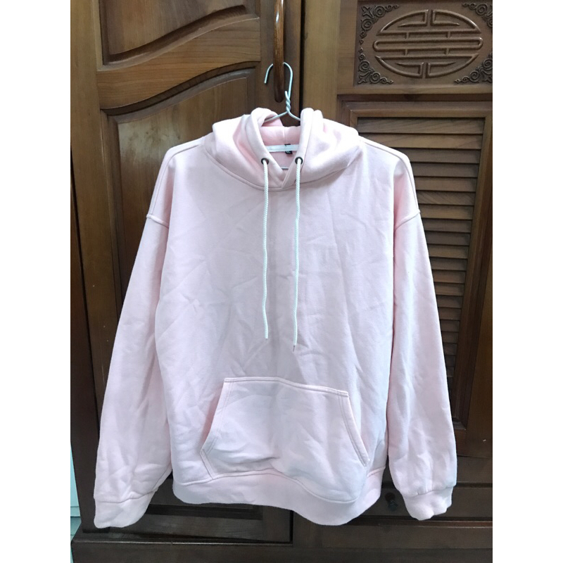 pass áo hoodie hồng pastel