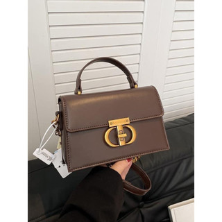 A26 TÚI XÁCH TAY NỮ BASIC kHÓA CHỮ T SIZE 20CM NOVA