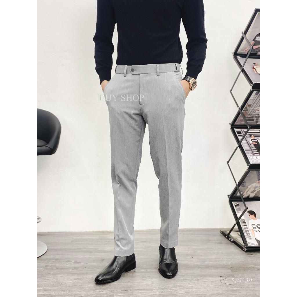 Quần âu nam DUYSHOP cạp chun ẩn, co dãn 4 chiều, chuẩn form SmartPant Menswear