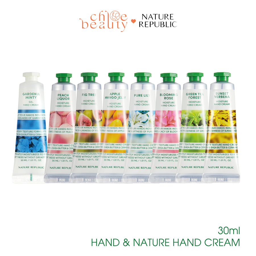 Kem dưỡng da tay NATURE REPUBLIC Hand&Nature Hand Cream 30ml