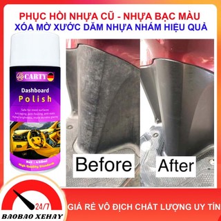 [HÀNG NHẬP XỊN]chai xịt phục hồi nhựa nhám - Làm đen nhựa nhám - Làm mới nhựa cũ,ghế da