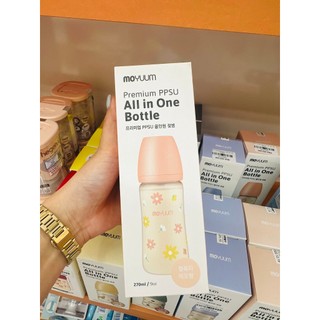 Bình sữa Moyuum 170ml/270ml Hàn quốc Núm số 1 2 3